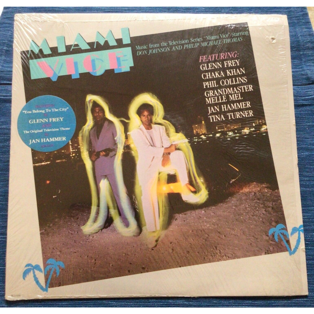 Miami Vice Soundtrack Vinyl LP MCA - Various Artists ~868A